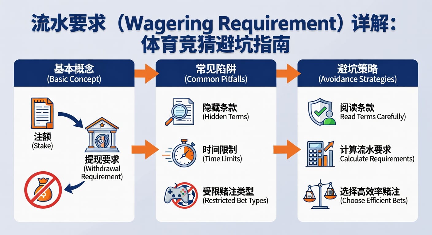 流水要求 sports wagering requirement 计算与理解