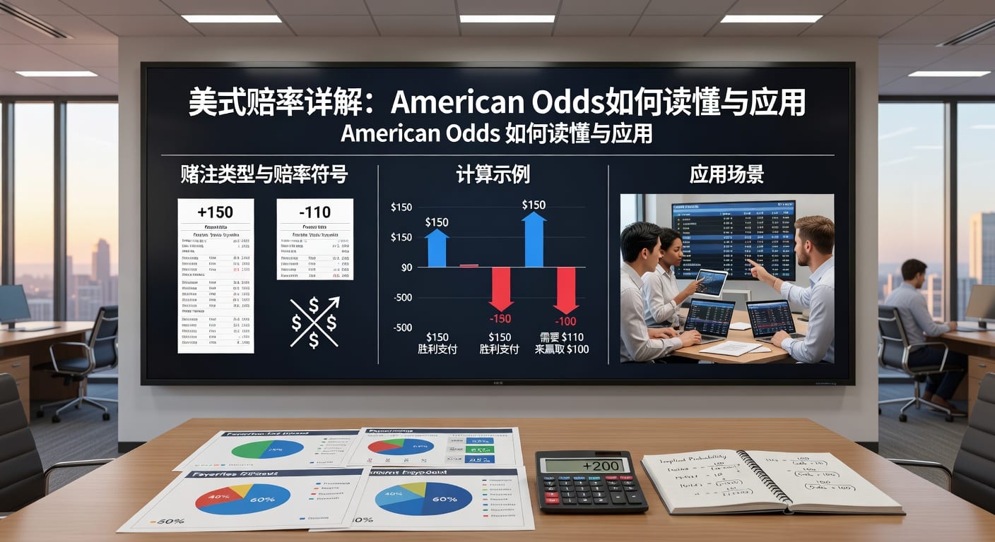 美式赔率 american odds 实战指南｜读法、换算与投注思路