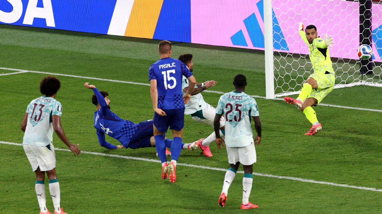 FIFA证实克罗地亚绝平无效 进球内芯片判定越位